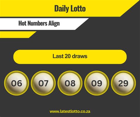 daily lotto hot numbers for today|Daily Lotto Predictions for Today's Draw .